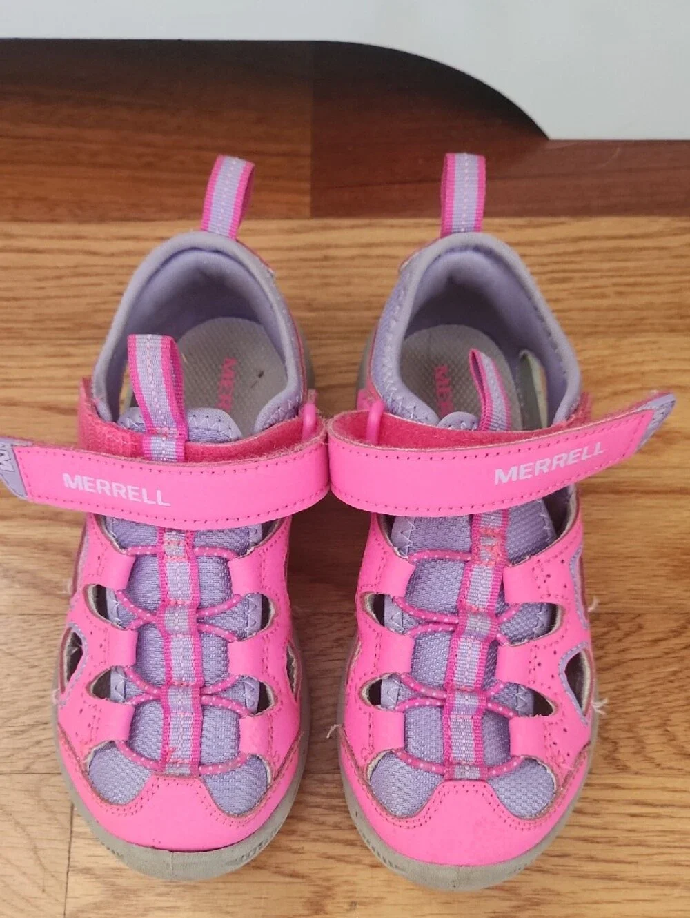 Merrell Pink and Purple Kids Active Sandals
